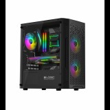 Logic Aramis ARGB Számítógépház - Fekete (AM-ARAMIS-10-0000000-0002)