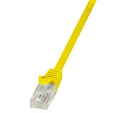 LogiLink 0.25m Cat.5e U/UTP hálózati kábel Sárga 0,25 M Cat5e U/UTP (UTP)