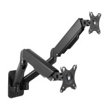 Logilink 17"-32" Dual Monitor Wall Mount Black BP0146