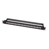Logilink 19" száloptikai panel 24 os LC Duplex vagy SC egyoldalas adapterhez