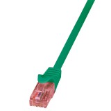 LogiLink 1m Cat.6 U/UTP hálózati kábel Zöld Cat6 U/UTP (UTP)