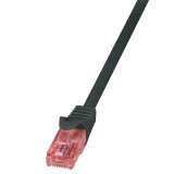 LogiLink 2m Cat.6 U/UTP hálózati kábel Fekete Cat6 U/UTP (UTP)