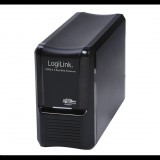 LogiLink 2x3.5" külső raid ház USB SATA fekete (UA0154A) (UA0154A)