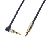 Logilink 3.5 Jack audio sztereó 90° kábel, 0.5m (CA11050)