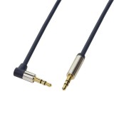 Logilink 3.5 jack audio sztereó 90° kábel, 1m (CA11100)