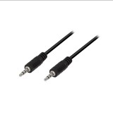 LogiLink 3.5 mm 3-Pin apa - 3.5 mm 3-Pin apa audio kábel fekete 5m (CA1052) (CA1052)