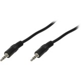 LogiLink 3.5mm - 3.5mm, 1m audio kábel Fekete