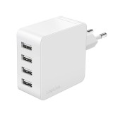 Logilink 4 port USB socket adapter 24 W 4x USB-A White PA0336W