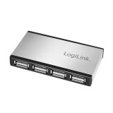 Logilink 4-portos USB2.0 HUB Silver UA0404