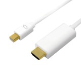 LogiLink 4K mini DisplayPort DP1.2 -> HDMI 1.4. 2m kábel (CV0123) (CV0123)