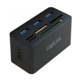 LogiLink Aluminum All-in-one USB 3.0-ás kártyaolvasó fekete (CR0042)