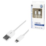 Logilink Apple® Lightning - USB csatlakozó kábel, 1.00 m, fehér UA0199