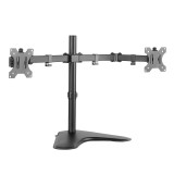 Logilink asztali duál monitor tartó konzol, dönthet&#337;, forgatható 13-32" max 8 kg fekete (bp0045)