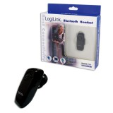 LogiLink Bluetooth V2.0 Earclip Headset Vezeték nélküli Hívás/zene Fekete