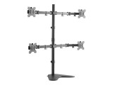 LOGILINK BP0046 LOGILINK - Quad monitor desk stand,13-32, max. 8 kg