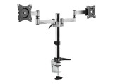 LOGILINK BP0077 LOGILINK - Dual alumium monitor desk mount