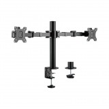 LogiLink BP0106 17"-32" Monitor asztali tartó kar - Fekete (2 kijelző) (BP0106)