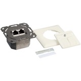 Logilink Cat.6 fali aljzat 2 x RJ45, árnyékolt, fehér - NP0023
