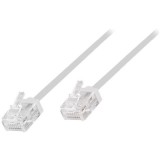 Logilink Cat.6A Slim High-Flex patch kábel fehér 0,15 m