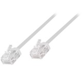 Logilink Cat.6A Slim High-Flex patch kábel fehér 7,50 m