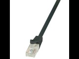 LogiLink CAT5e UTP Patch Cable AWG26 black  1,00m