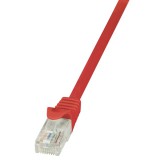 LogiLink CAT5e UTP Patch Kábel AWG26 piros 0,5m