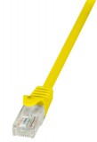 LogiLink CAT5e UTP Patch Kábel AWG26 sárga, 0,5m