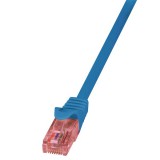 LogiLink CAT6 U/ UTP patch kábel PrimeLine AWG24 LSZH, 0.5m kék, CQ2026U (CQ2026U) - UTP
