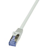 LogiLink CAT6A S/FTP Patch Cable PrimeLine AWG26 PIMF LSZH grey 1,50m