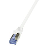 LogiLink CAT6A S/FTP Patch Cable PrimeLine AWG26 PIMF LSZH white 10m
