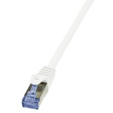 LogiLink CAT6A S/FTP Patch Cable PrimeLine AWG26 PIMF LSZH white 20m