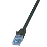 LogiLink CAT6A U/ UTP patch kábel 7.5 m fekete (CP3083U) (CP3083U) - UTP