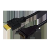 Logilink CH0057 HDMI 1.4 High Speed Ethernet (8,16 Gbps) 3m fekete aranyozott bővítő kábel