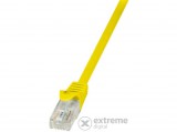 LogiLink CP1077U Cat5e UTP patch kábel - Sárga - 5m