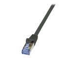 LOGILINK CQ3053S LOGILINK patch kábel, Cat.6A 10G S/FTP PIMF PrimeLine 2m fekete