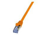 LOGILINK CQ3058S LOGILINK patch kábel, Cat.6 S/FTP PIMF PrimeLine narancssárga 2m