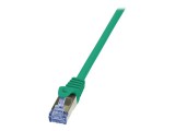 LOGILINK CQ3075S LOGILINK patch kábel, Cat.6A 10G S/FTP PIMF PrimeLine zöld 5m