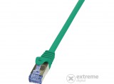 LogiLink CQ3095S Cat6A S/FTP lapos patch kábel - Zöld - 10m