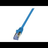 LogiLink CQ3096S Cat6A S/FTP lapos patch kábel - Kék - 10m (CQ3096S)