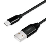 LogiLink CU0139 USB kábel USB 2.0 0,3 M USB A USB C Fekete