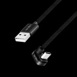 Logilink CU0193 USB-A apa - USB-C apa 2.0 Adat és töltő kábel - Fekete (2m) (CU0193)