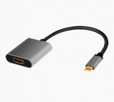 LogiLink CUA0103 USB 3.2 Gen1 Type-C HDMI-A Fekete, Szürke csatlakozó átalakító
