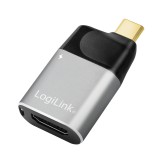 LogiLink CUA0203 csatlakozó átlakító USB Type-C HDMI Type A (Standard) Fekete, Szürke