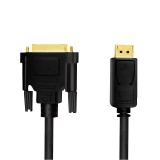 LogiLink CV0131 video átalakító kábel 2 M DisplayPort DVI Fekete