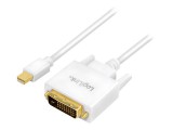 LOGILINK CV0138 LOGILINK - Mini DisplayPort to DVI, white, 3m