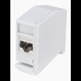 Logilink DIN-sínes adapter Cat.6A soros csatlakozóval, árnyékolt, 2x RJ45 aljzat (MP0056) (MP0056)