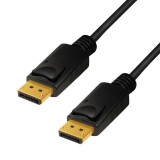 Logilink DisplayPort 1.4 Összekötő kábel 3m Fekete (CV0121)