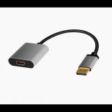 Logilink DisplayPort adapter DP/M-HDMI A/F 4K/60 Hz 0,15m alu (CDA0108) (CDA0108)