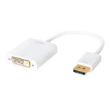 LogiLink DVI F - DisplayPort M Adapterkábel Fehér (CV0058B)
