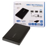 Logilink External HDD enclosure 2,5" SATA USB 3.1 Gen2 UA0292